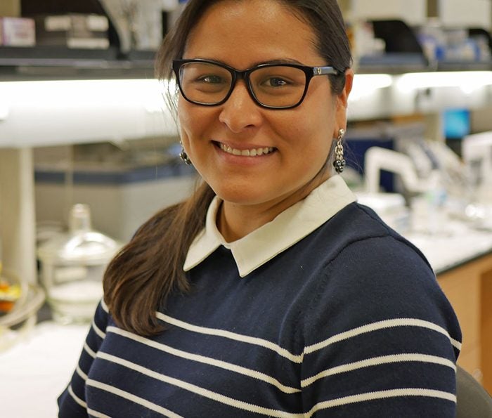 Dr. Yvette Salazar Researching Complex Dental Biological Interfaces