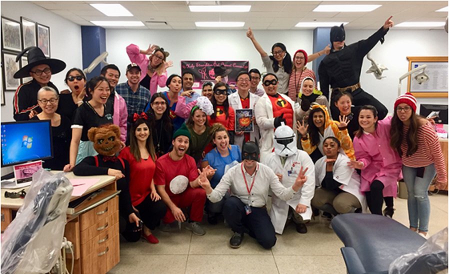 The Department of Orthodontics Celebrate Halloween in Style