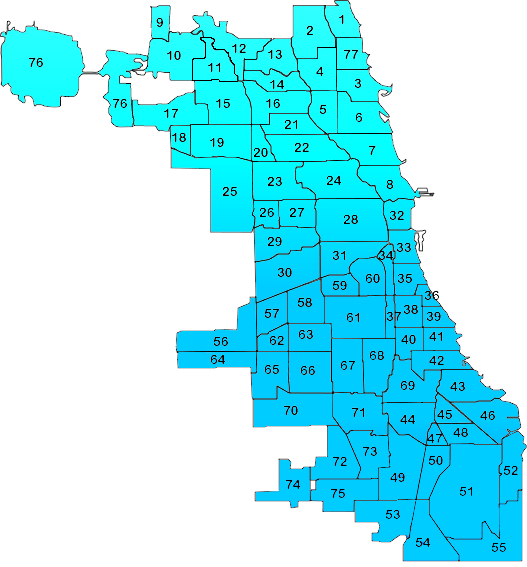 map of chicago