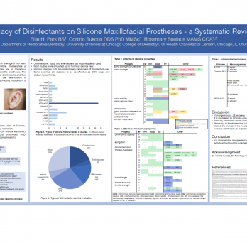 Ellie Park - Efficacy of Disinfectants on Silicone Maxillofacial Prostheses - A Systematic Review
                  