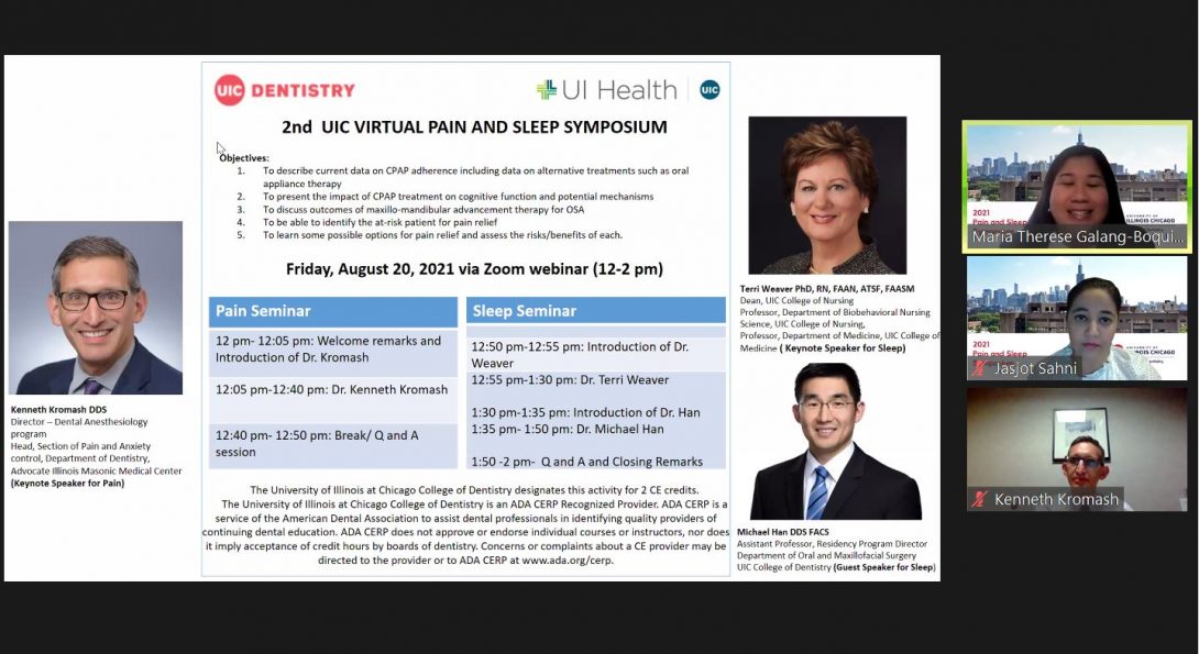 UIC's 2nd Virtual Pain and Sleep Symposium