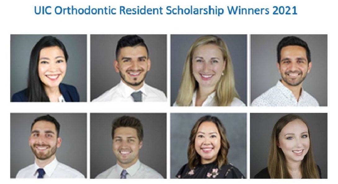 UIC Orthodontic Resident Scholarship Winners 2021