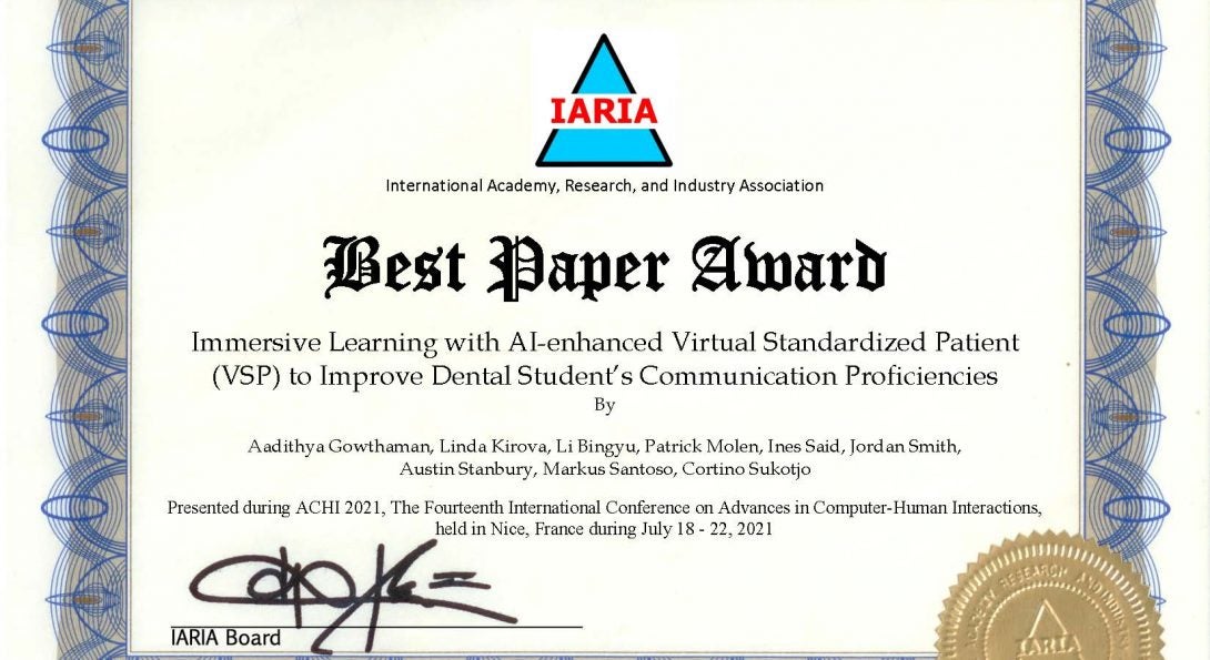 Best Paper Award