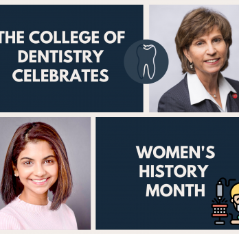 Women's History Month graphic with Drs. Rowan and Abraham 