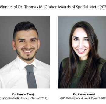 UIC Orthodontic Residents Awarded Dr. Thomas M. Graber Awards of Special Merit 