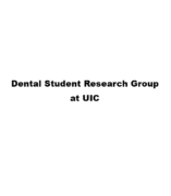 Photo of Research Group at UIC, Dental Student