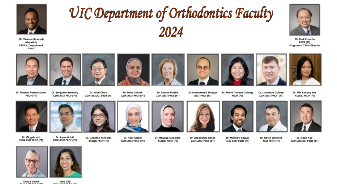 faculty composite image of the Orthodontic faculty
