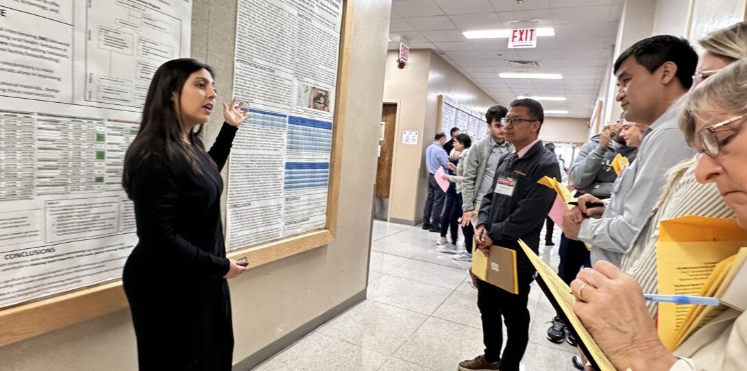 Dr. Lia Tahir, UIC Orthodontic Residents, Presenting his Innovative Research at the UIC College of Dentistry 2024 Clinic and Research Day