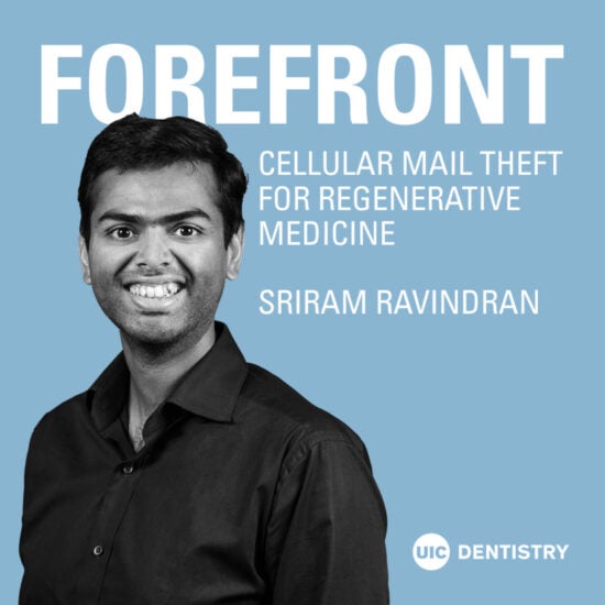 FOREFRONT Sriram Ravindran presents Cellular Mail Theft for Regenerative Medicine