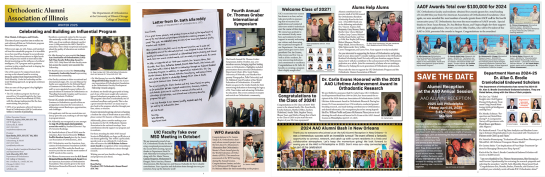 The Orthodontic Alumni Association of Illinois Newsletter Winter 2024