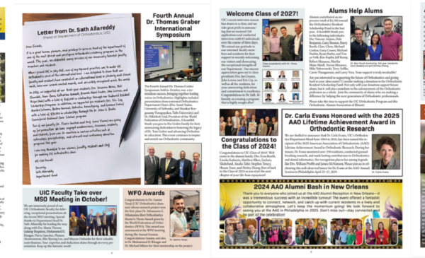 Orthodontic Alumni Association of Illinois Newsletter Winter 2024