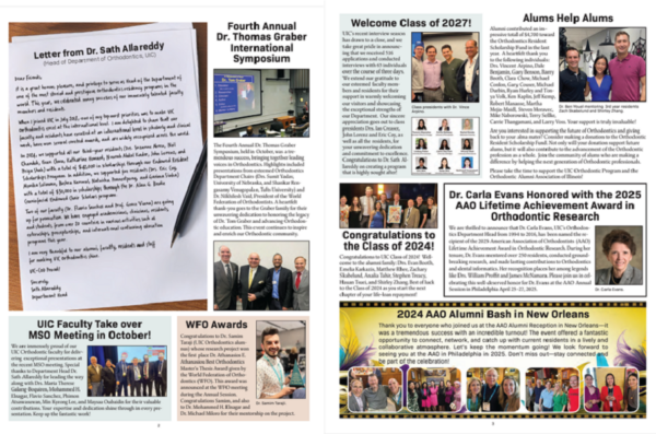 Orthodontic Alumni Association of Illinois Newsletter Winter 2024