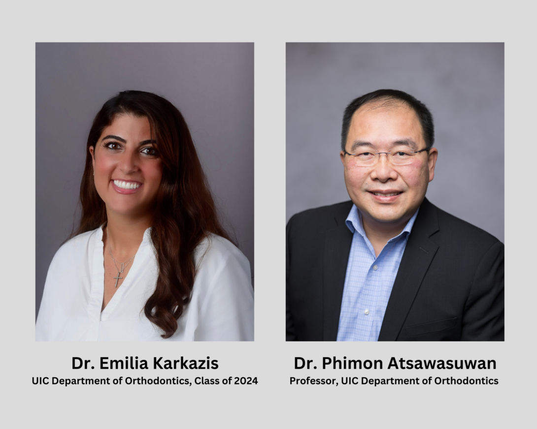 UIC Orthodontic Alumni Dr. Emilia Karkazis (Class of 2024) awarded the Thomas M. Graber Award