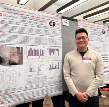 Dr. Evan Chwa, UIC 3rd Year Orthodontic Resident Presenting on Clinic & Research Day 2025 