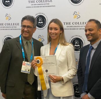 UIC Orthodontic Resident, Dr. Mallory Kocher, Won Honorable CDABO Resident Case Display at the AAO Annual Session 2025 